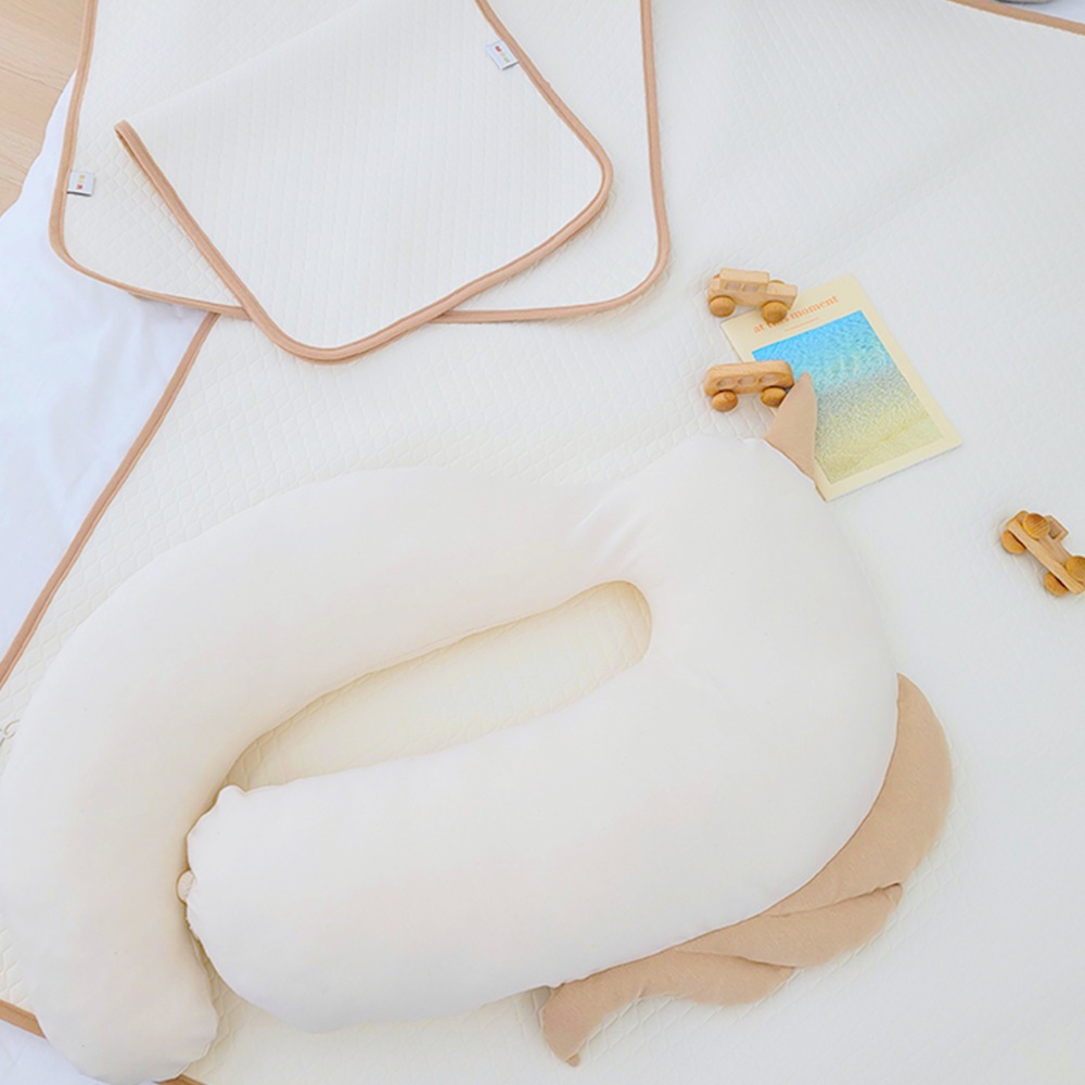 젤리맘 아기베개 신생아 두상베개+방수패드 L사이즈(130x100) 모로반사 방수매트